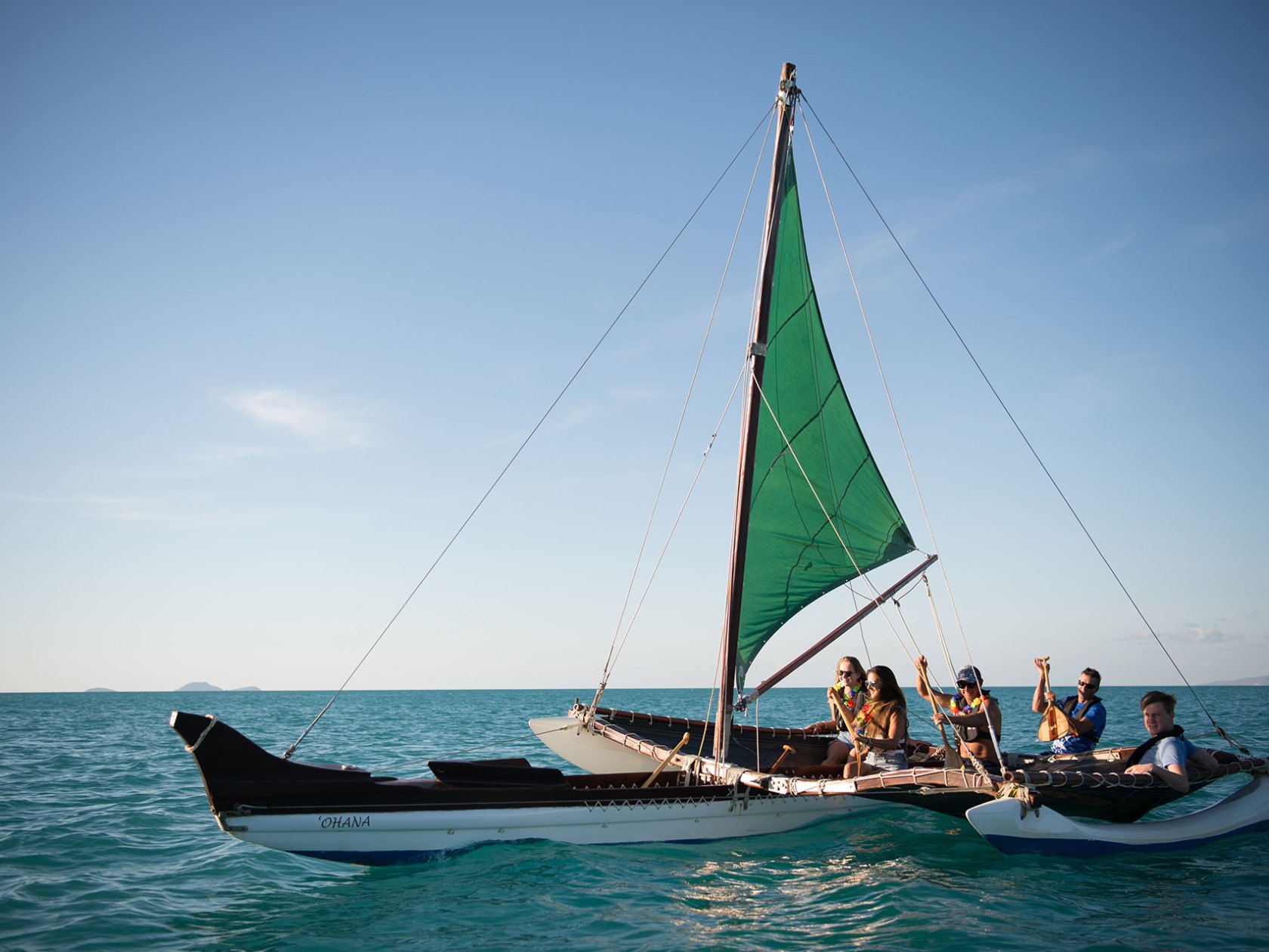 ohana sailing on pioneer bay